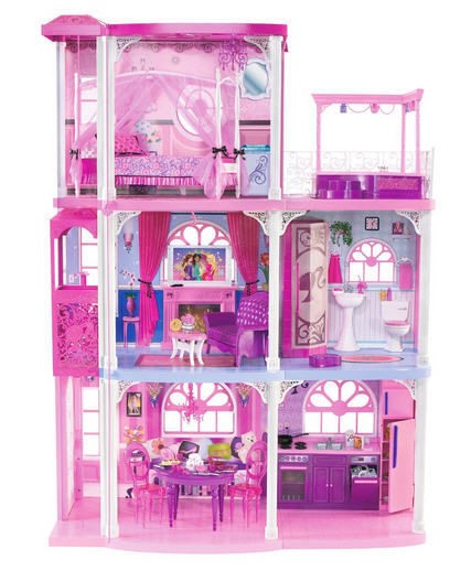 barbie 3 story dream townhouse in Structures & Furniture