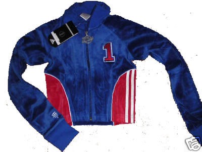 brand new adidas blue tracy mcgrady t mac jacket girl m