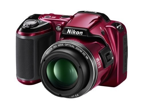   BOXED NIKON COOLPIX L810 L 810 DIGITAL CAMERA RED // 26X OPTICAL ZOOM