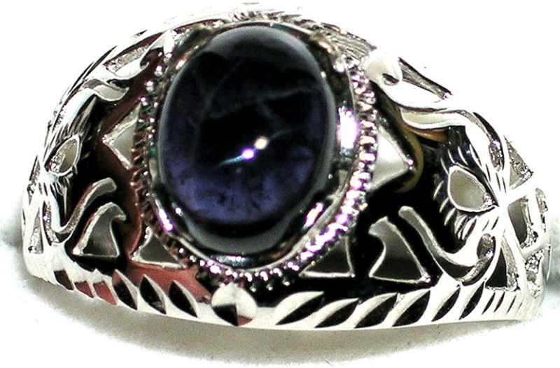 men s genuine india iolite cabachon 925 sterling ring returns