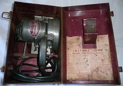 Vintage Antique Cummins Model 700 Builders Special Saw with Tool Box 