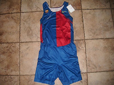 RARE NIKE BARCELONA SKIN SUIT,UNITARD,RUN,CYCLING,TRIATHLON,SPEED,DS 