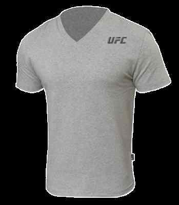 ufc mens method v neck premium t shirt new gray