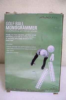 acuity golf ball monogrammer  16 97 buy