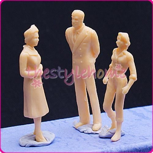 100 unpainted figures o scale 1 50 model train people