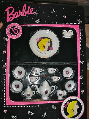 1994 Barbie 35th Anniversary Miniature Nostalgic China Tea Set