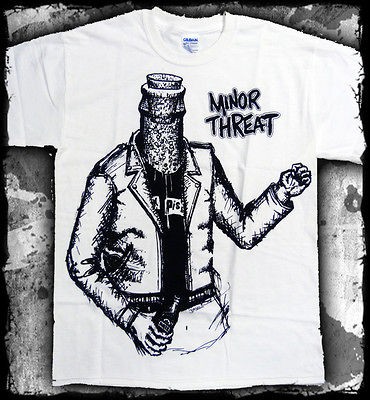 Minor Threat   Bottleman Huge Print t shirt   Official   FAST SHIP