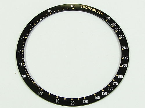 New BLACK Bezel INSERT for SEIKO 6138 0030 6138 0040 BULLHEAD 