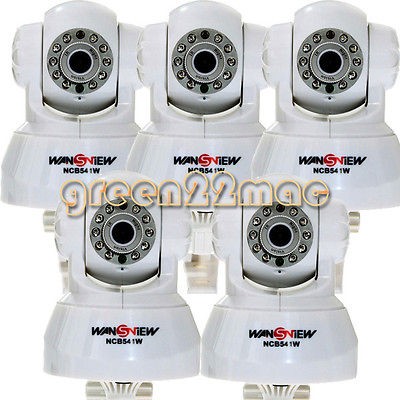 5pcs Wireless IP Camera Network 2 Way Audio IR Night Vision Intercom 