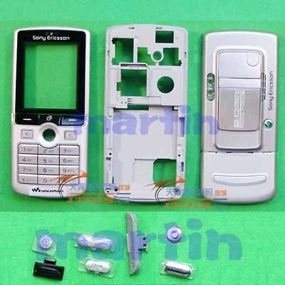 New Silver Cover Full Housing Case For Sony ERICSSON K750 K750i