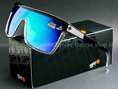 SPY OPTIC FLYNN SUNGLASSES Classic Black Fade  Green Spectra new 