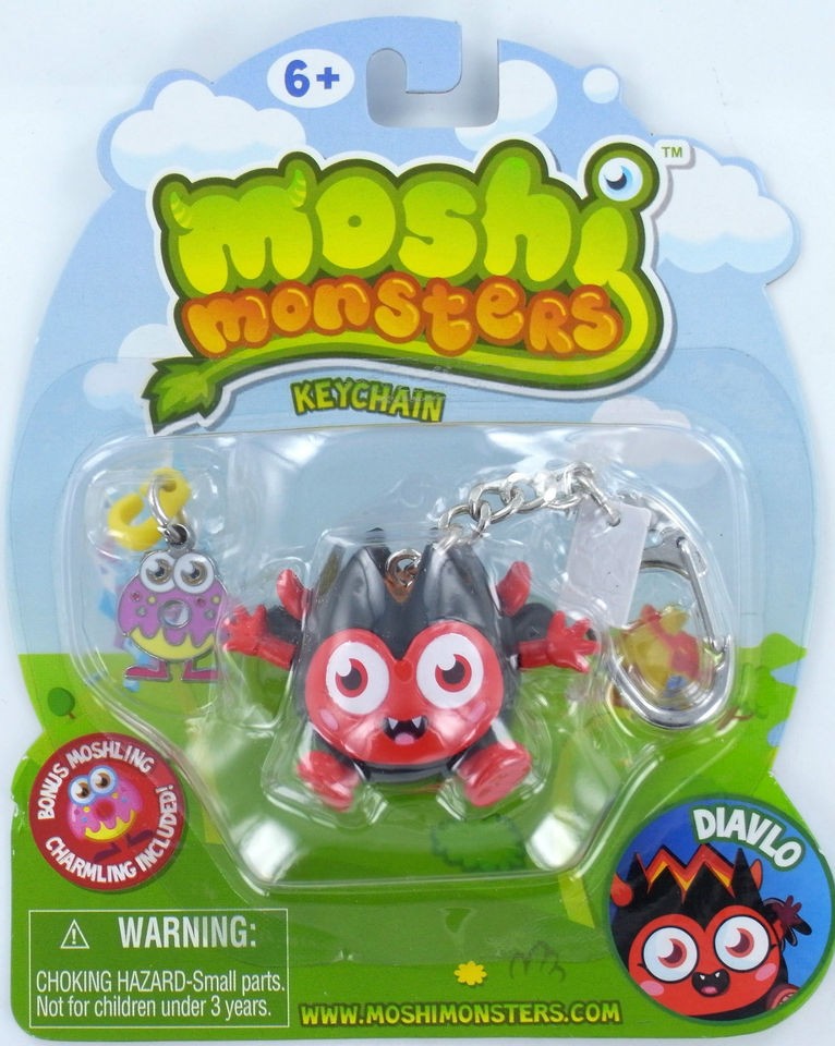   Keychain DIAVLO Keyring w/Bonus Moshling Charm Mind Candy Monstro