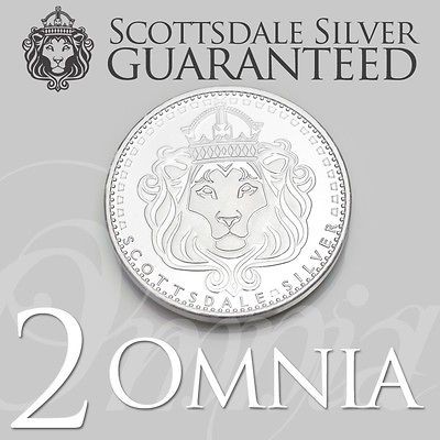 oz Scottsdale Silver OMNIA Silver Round   One Troy oz .999 