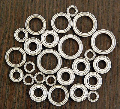 25pcs) MUGEN SEIKI MTX 4 / MTX 4R Metal Sealed Ball Bearing Set