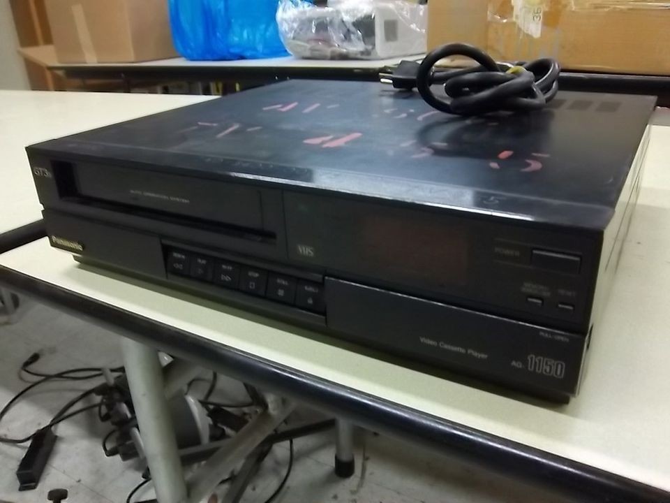 panasonic gt3s video cassette recorder ag 1150 