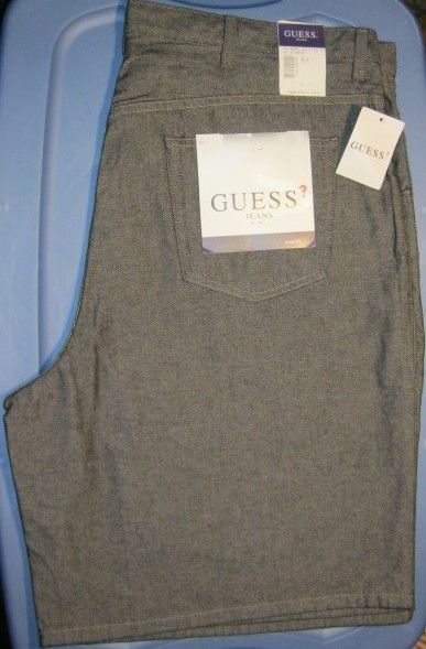 nwt men s guess jean pascal rinse wash jean shorts