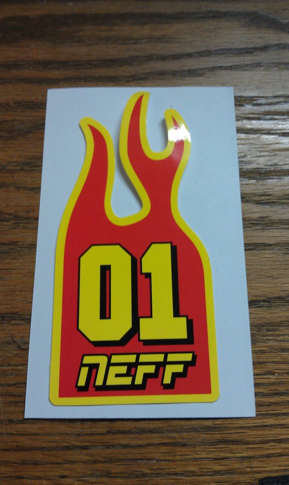 neff cool rare sticker 4 3 4 x 2 1