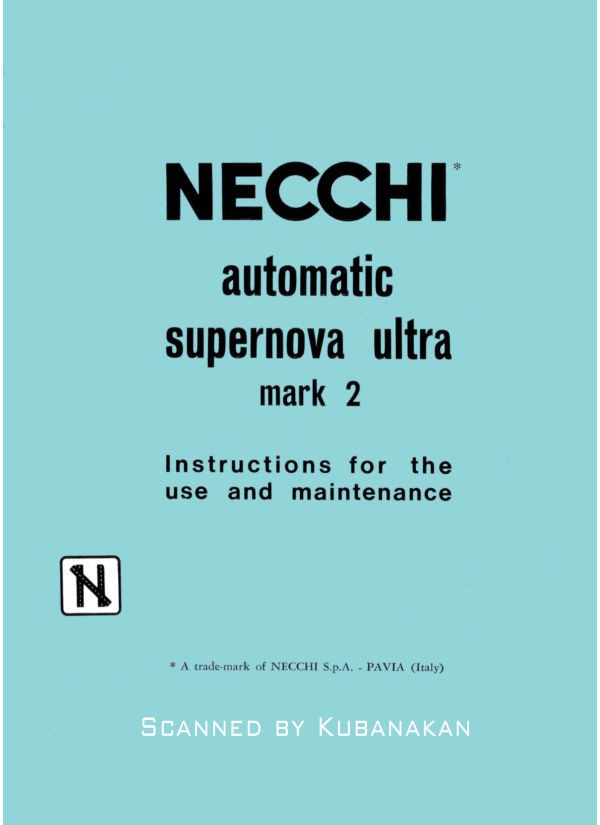 necchi supernova ultra mark 2 instruction manual on cd time