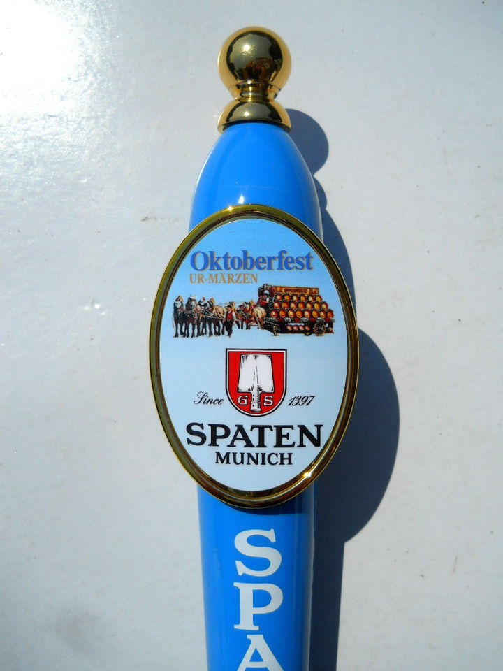 SPATEN OKTOBERFEST MUNICH BEER TAP HANDLE PUB KEG KNOB DRAFT NEW