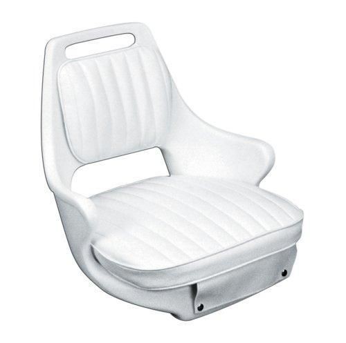 MOELLER HEAVY DUTY OFFSHORE BOAT HELM SEAT, CUSHION, & MNTING PLATE 