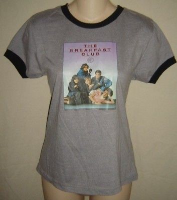 AA Gray The BREAKFAST CLUB Movie Vtg RETRO TEE SHIRT Top T shirt 