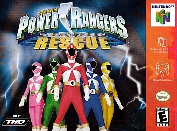 power rangers lightspeed rescue 64 n64 nintendo 64 returns not