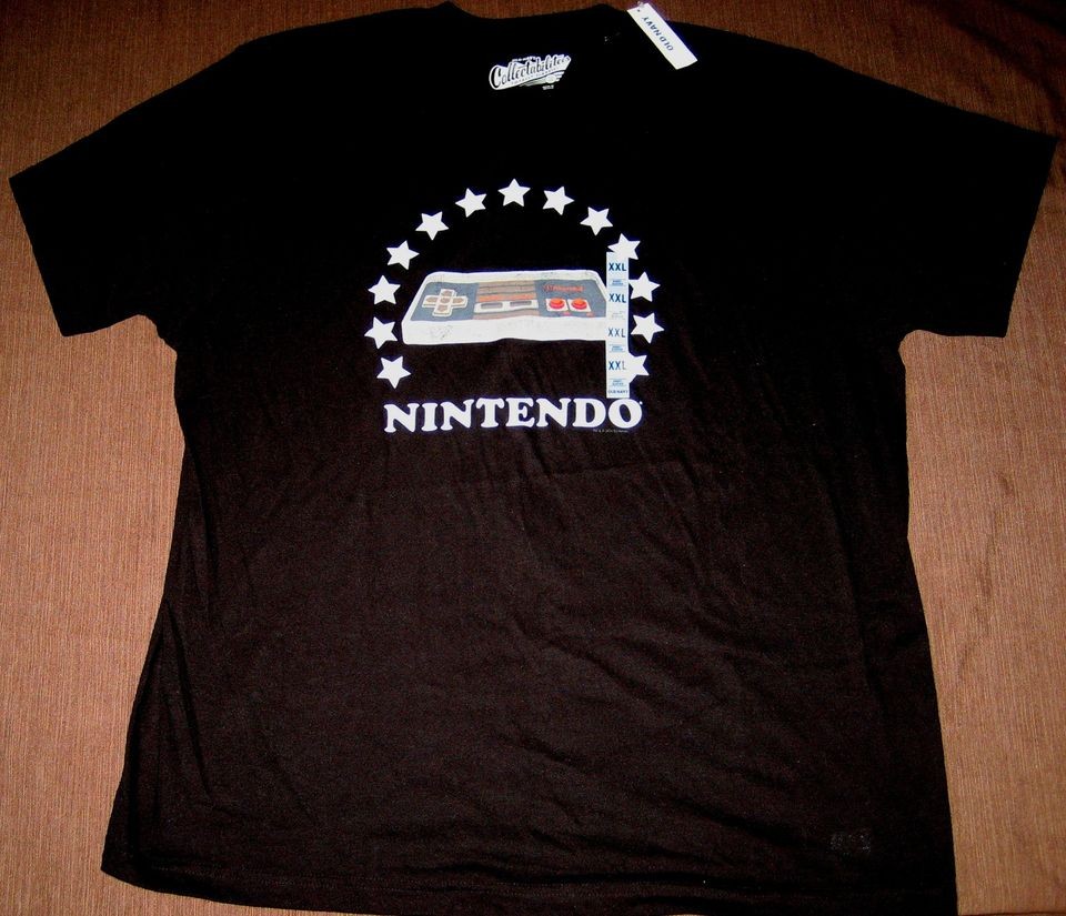 Old Navy NINTENDO Collectabilite​es NES Controller black t shirt XXL 