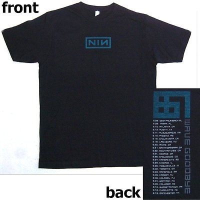 NINE INCH NAILS WAVE GOODBYE MAY JUNE US CDN SHOWS TOUR T SHIRT 2XL XX 