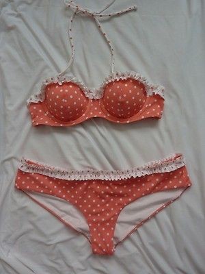 VICTORIAS SECRET Balconet Top [34A] & Cheeky Hipkini Bottom [M 