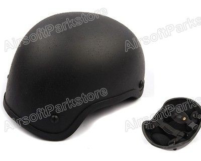 airsoft replica military mich 2001 fiber helmet black from china