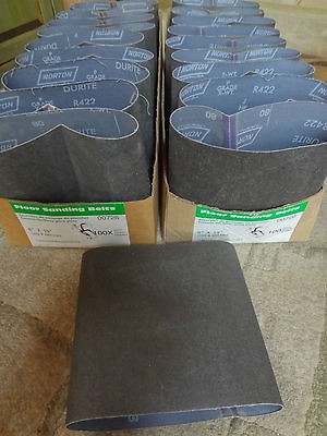 Norton Floor Sanding Belts 00726 8 X 19 100 Grit Lot of 30 Pieces