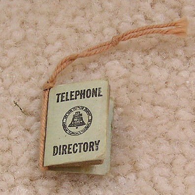 vintage barbie sized telephone directory by playtown usa time left