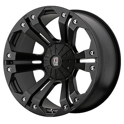 18 inch Black Wheels rims KMC XD 778 FORD F250 350 superduty 8 lug 