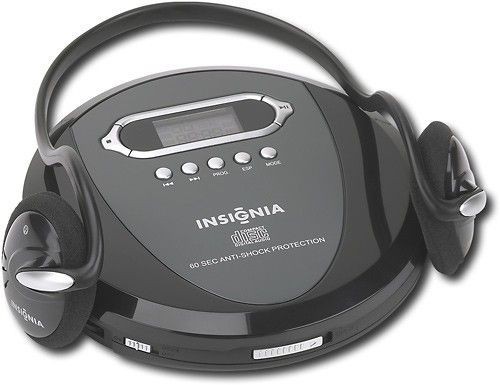 INSIGNIA PORTABLE ANTI SKIP CD PLAYER NS P4112 W/ HEADPHONES