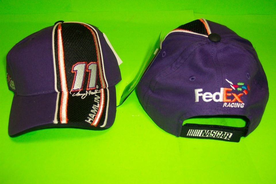 denny hamlin 11 fedex qualifier nascar hat 