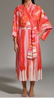 natori thien printed robe s74015 sz med ret $ 170