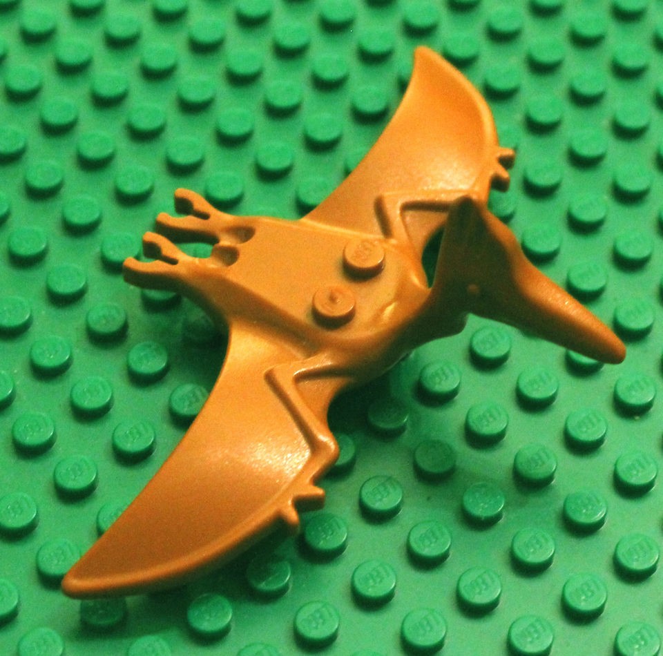 LEGO Animal Dinosaur DARK ORANGE PTERODACTYL Pterodon Minifig 