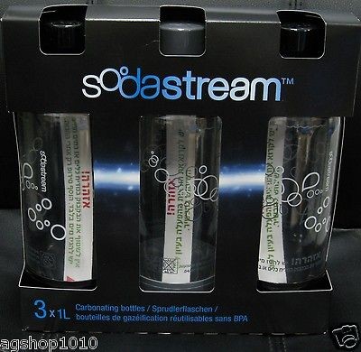 SodaStream Carbonating Bottles1Liter/​1000ML/34oz Each SE 