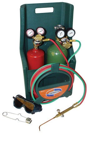 uniweld patriot k23p oxy acetylene brazing set w tote time