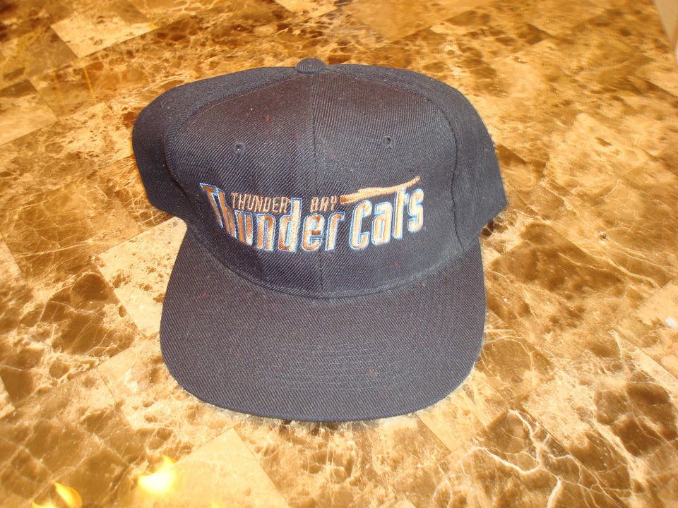 thunder bay cats 90 s deadstock hat cap vintage snapback