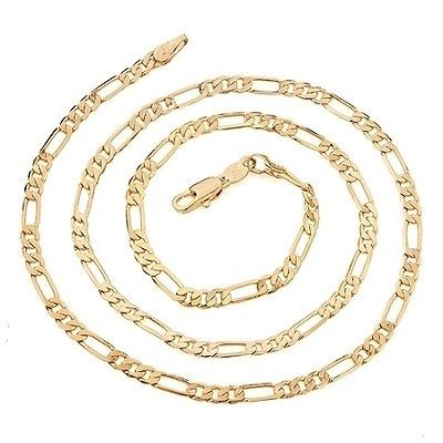 24inches 9K Gold Filled Mens Link Necklace,So cool,ZM3076 JD​404 