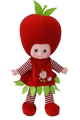   Lot 3 Pcs Musical/Singin​g Stuffed Fruit Doll   Apple ( # EDoll10E