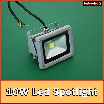 10W LED Flood Light Floodlight Lamp Warm White Garden Outdoor Lamp