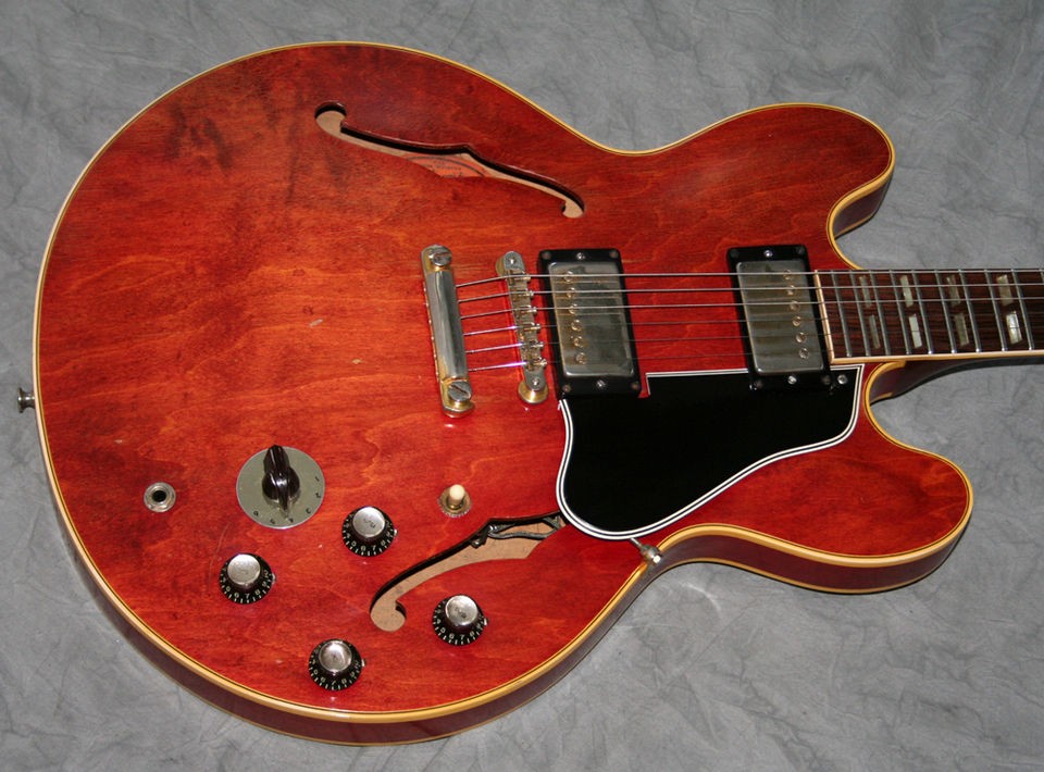 1963 gibson es 345 tdc cherry red # gie0324 time