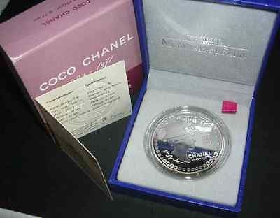   Proof Coin France 2008 5 Euros COCO CHANEL Monnaie de Paris COA Box