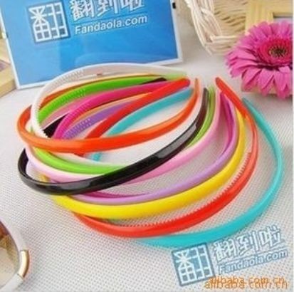 30PCS 8mm wide Archie Plastic Hair Bands Headbands Accessories 