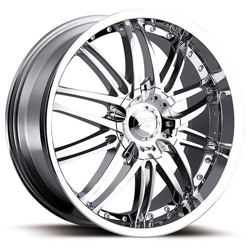   17x7.5 Platinum Apex chrome wheel rim 5x4.5 M37 M56 Soul Rondo Sentry