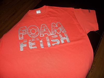 Mens Crew neck T shirt designed for Foamposite Pro Bright Crimson