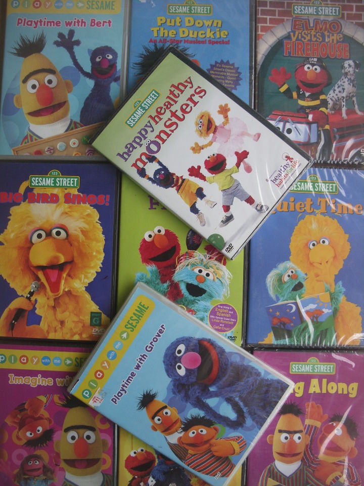 sesame street dvd lot in DVDs & Movies