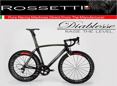 Rossetti Diablesse Black 54cm  Sram Force Black  Carbon Wheels